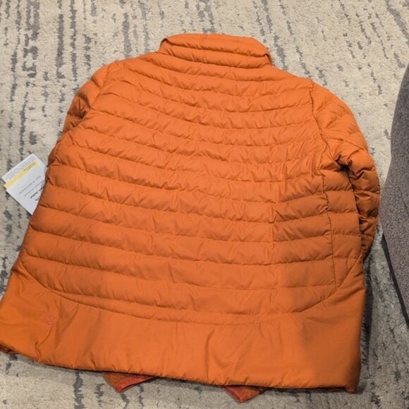NWT Lululemon Lightweight Relaxed-Fit Down Jacket Canyon Orange - Picture 12 of 12